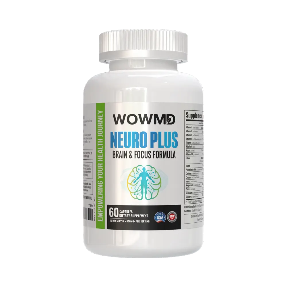 wowmd neuro plus brain and focus formula